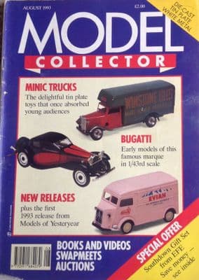 ORIGINAL MODEL COLLECTOR MAGAZINE August 1993