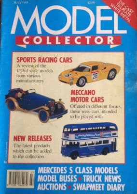 ORIGINAL MODEL COLLECTOR MAGAZINE July 1993