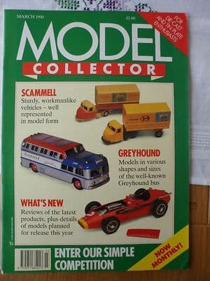 ORIGINAL MODEL COLLECTOR MAGAZINE March 1990