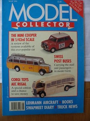ORIGINAL MODEL COLLECTOR MAGAZINE May 1991