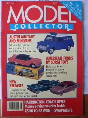 ORIGINAL MODEL COLLECTOR MAGAZINE May 1992