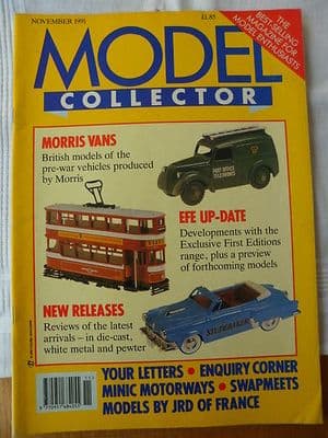 ORIGINAL MODEL COLLECTOR MAGAZINE November 1991