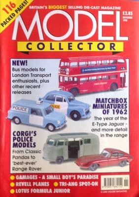 ORIGINAL MODEL COLLECTOR MAGAZINE November 1998