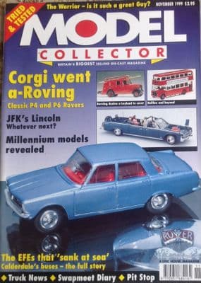 ORIGINAL MODEL COLLECTOR MAGAZINE November 1999