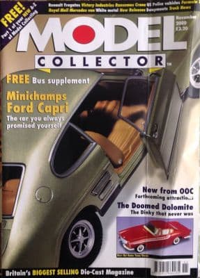 ORIGINAL MODEL COLLECTOR MAGAZINE November 2000