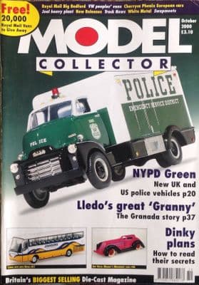 ORIGINAL MODEL COLLECTOR MAGAZINE October 2000