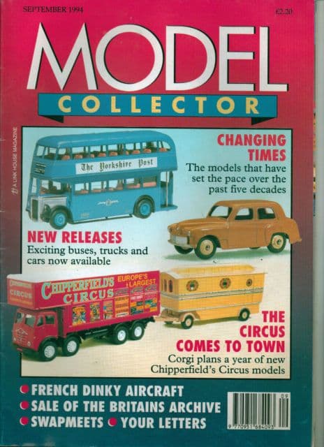 ORIGINAL MODEL COLLECTOR MAGAZINE September 1994