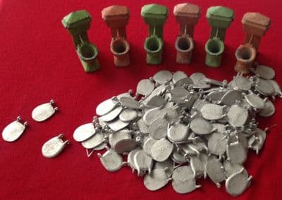 Reproduction Toilet Seat ( lid ) for - Dinky Toys Dolly Varden 104F 