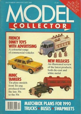ORIGINAL MODEL COLLECTOR MAGAZINE December 1989 / January 1990