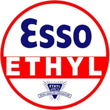 Tri-ang Minic Garage ESSO ETHYL 