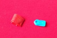 TRI-ANG Minic Waterline M704 SS United States Red Plastic Funnel with a Blue Cowl Top