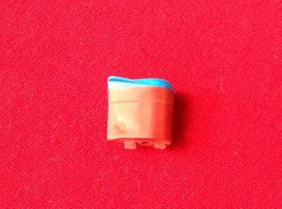 TRI-ANG Minic Waterline M704 SS United States Red Plastic Funnel with a Blue Cowl Top