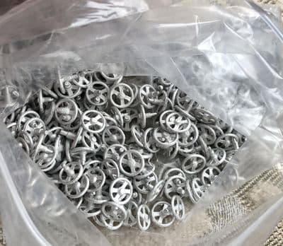 Tri-ang Spot-on replacement Steering Wheels in Metal ( Price is per Steering Wheel )