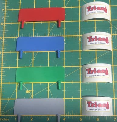 Tri-ang  / Triang Junior Replacement painted metal Headboards in a choice of 4 different finishes.