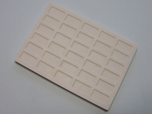 J's Work Silicone Mould For 1/35 Scale Roof Tiles (Large) - Diorama Building Accessory JS-PPA3075
