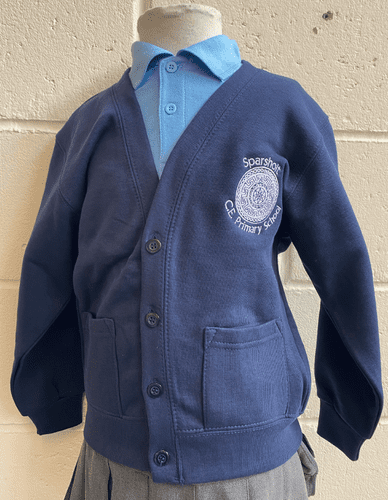 Navy Cardigan (Sparsholt Primary)