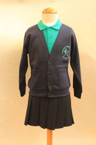 Navy Sweat Cardigan (Romsey Primary)