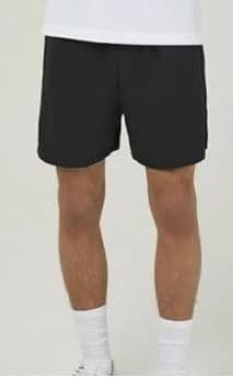 Unisex Black Sports Shorts