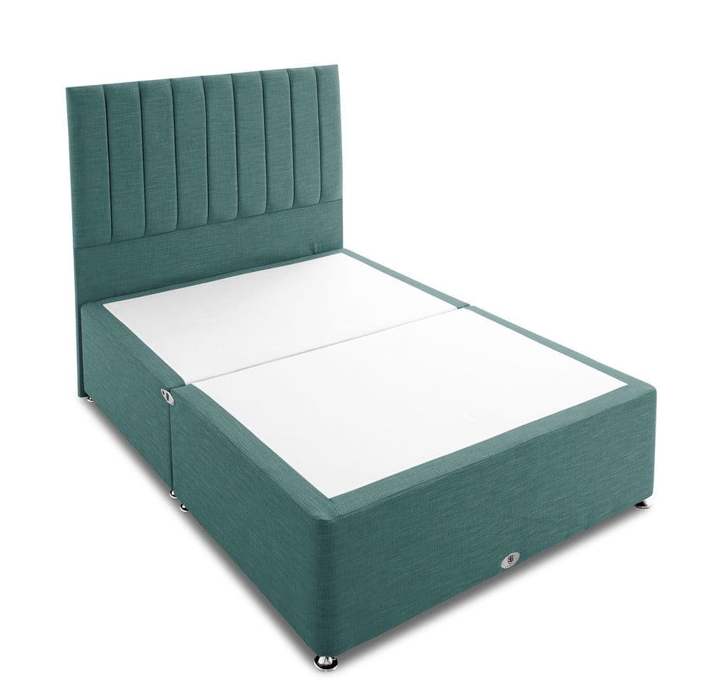 5ft Kingsize Divan Base Headboard Included