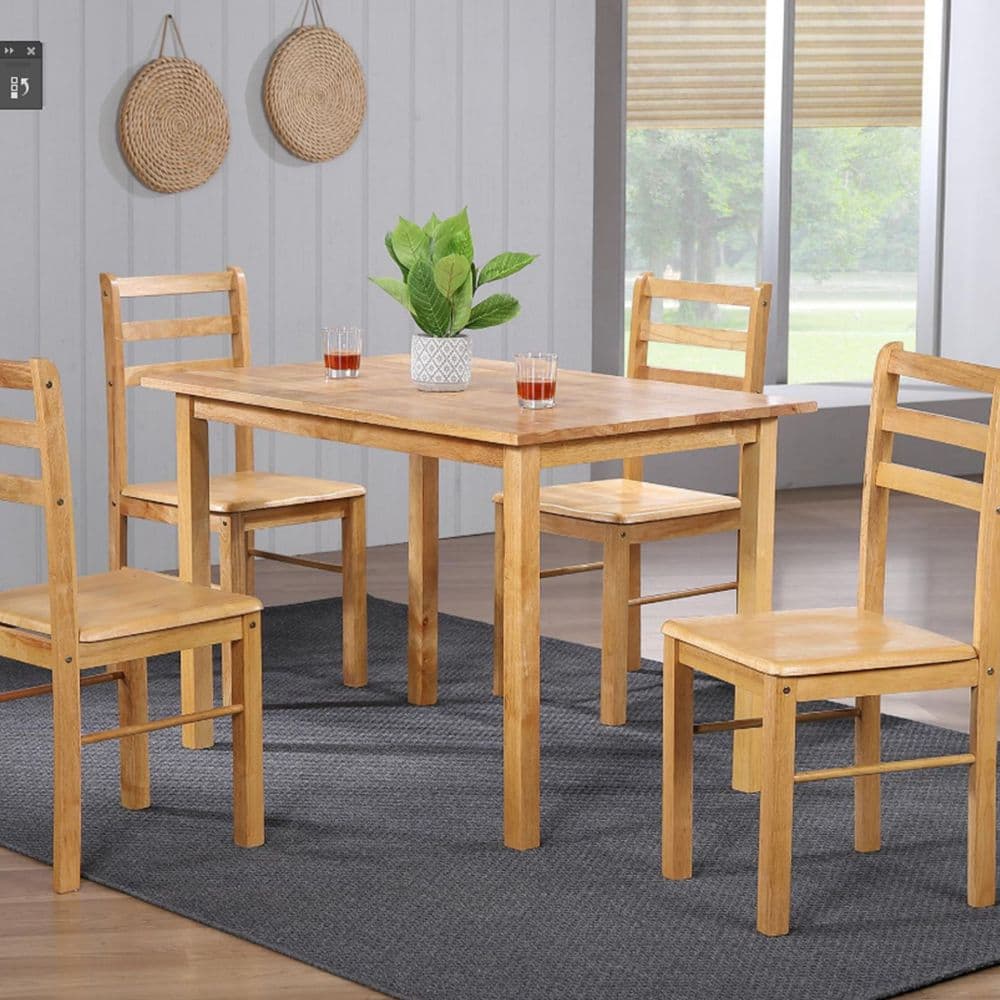 Medium Dining Set Table Plus 4 Chairs