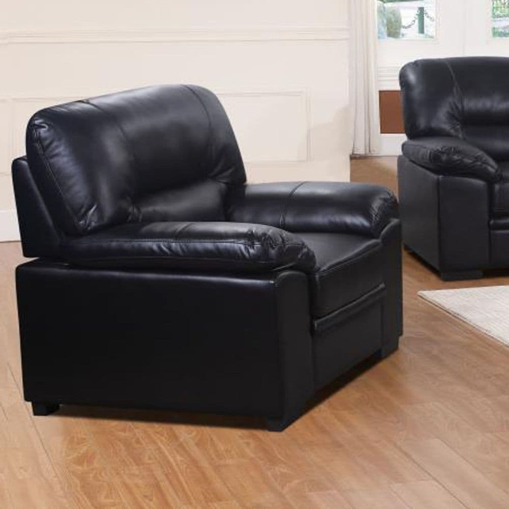 Roma 1 seater Black