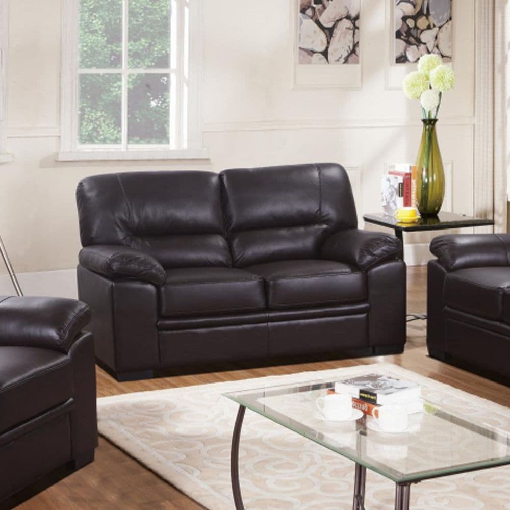Roma 2 Seater Dark Brown