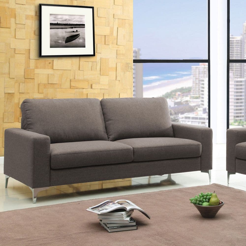 Sarah 3 Seater Brown