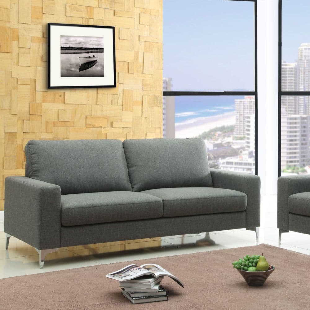 Sarah 3 Seater Grey
