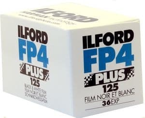 Ilford FP4 125 iso 36 exposure Black & White Camera Film