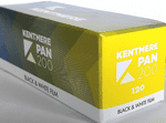 Kentmere Pan (by Ilford) 200 120 Roll Black & White Camera Film