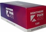 Kentmere Pan (by Ilford) 400 120 Roll Black & White Camera Film