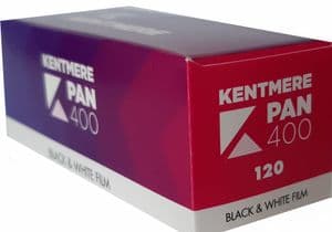 Kentmere Pan (by Ilford) 400 120 Roll Black & White Camera Film