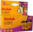 Kodak Gold 200 iso 35mm 24 exposure Colour Print Camera Film 3 PACK