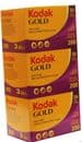 Kodak Gold 200 iso 35mm 36 exposure Colour Print Camera Film 3  PACK SPECIAL