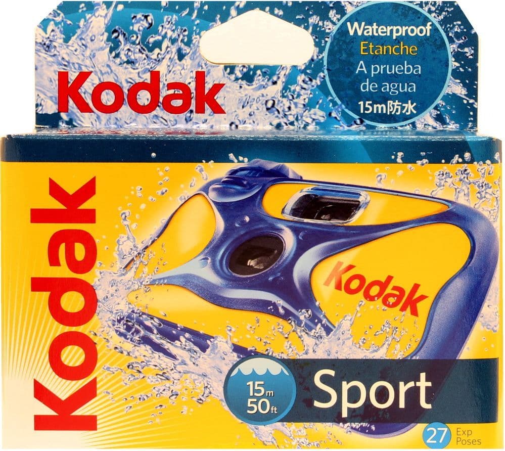 Kodak Sport Waterproof underwater Disposable 35mm Camera