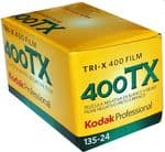 Kodak Tri-X 400 iso 35mm 24 exposure Black & White Camera  Film