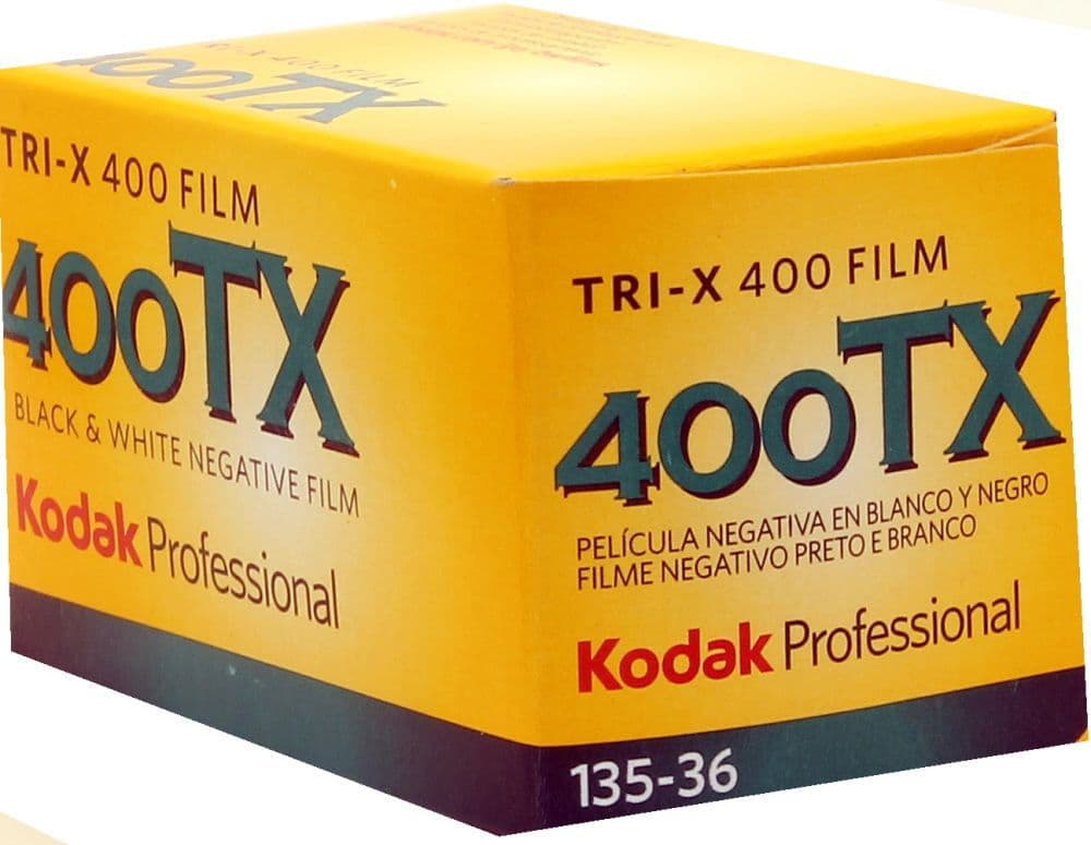 Kodak Tri-X 400 iso 35mm 36 exposure Black & White Camera Film