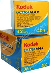 Kodak UltraMax  400 iso  35mm 36 exposure Colour Print Camera  Film 2  PACK SPECIAL