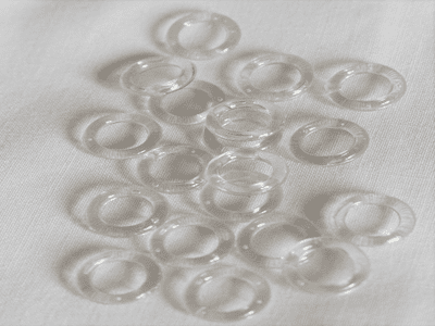 13mm Clear Blind Cord Rings. 250 Rings