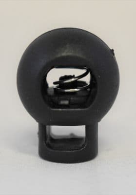 15mm Spring Loaded Toggles. Black. 50 pieces