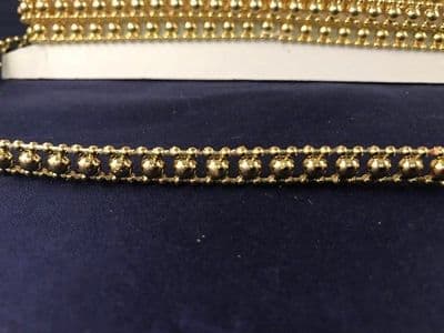 16B23 Gold Clearance Metallic Trim. 15mm.  10 metres.