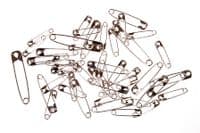 54785 Nickel Plated Steel Safety  Pins - Bunches Asst | M. Courts Ltd