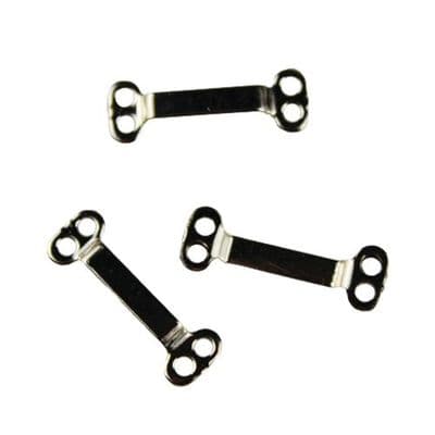 71331 & 71341  Metal Skirt Hook & Bards. Black & Silver. 4 sets per card, 5 cards per box