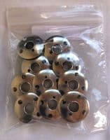 75088 66k  Metal Sewing Machine Bobbins | M. Courts Ltd