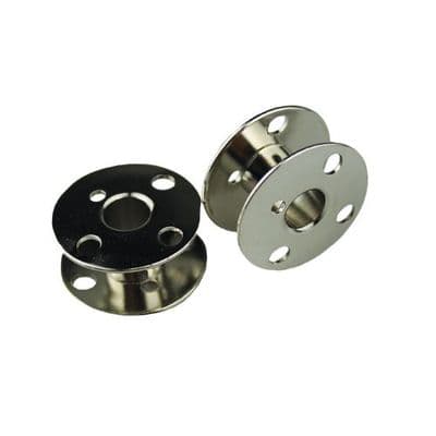 75028 - 66k Metal Sewing Machine Bobbins.  Pack of 10