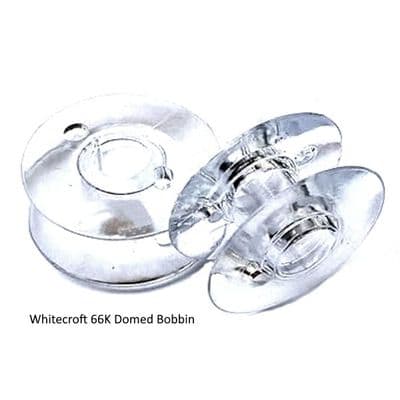 75058 - 66k Plastic Sewing Machine Bobbin. Pack of 10