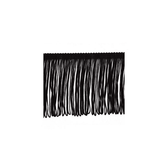 8529L Looped Fringe Black & White | M. Courts Ltd