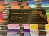 Trebla Assorted Embroidery Threads 72 skeins | M. Courts Ltd