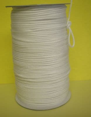 BC 20/2 Blind Cord. White. 2mm. 200 metres