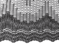 Black Stretch Lace. 7